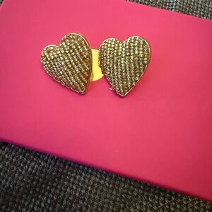 BAUBLEBAR Gold Heart-Shaped Earrings
